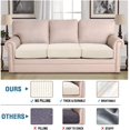 thumbnail image 2 of Super Stretch Stylish Cushions Covers/Furniture Cover Spandex Jacquard Small Checked Pattern Super Soft Slipcover Washable Individual, 2 of 9