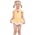 thumbnail image 1 of Maillot de Bain Princesse Belle pour Filles Tankini 2 Pcs, 1 of 6