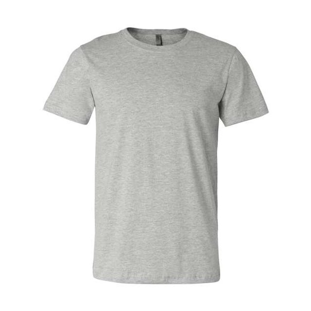 Bella Canvas Mens CVC Jersey Tee, XS, Athletic Heather