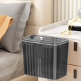 thumbnail image 3 of WRKEKC Clearance Sealed Lid Wall Trash Can, Hanging Under Cabinet Waste Bin, Kitchen Bathroom Odor Control Garbage Container, Large Opening, 4 Color Options, 3 of 6