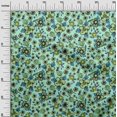 thumbnail image 2 of oneOone Cotton Poplin Light Green Fabric Florals Craft Projects Decor Fabric Printed By The Yard 56 Inch Wide, 2 of 4