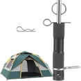 thumbnail image 1 of Perimeter Trip Alarm  Trip Wire Activated Alarm Device with Fast Responding  Early Warning Security System for Camping and Property Safety(Army-Green), 1 of 9