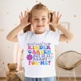 thumbnail image 4 of TZEWGL Mignon Imprimé Lettre Manches Courtes Col Rond Chemise Basique pour Tout-Petit Blouse pour Enfants Taille 5-6T, 4 of 5