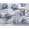 thumbnail image 2 of Soimoi Rayon Fabric Ship & Direction Compass Nautical Fabric Prints By Yard 56 Inch Wide, 2 of 3