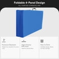 thumbnail image 3 of BalanceFrom 6ft x 4ft x 2in 4-Panel All-Purpose Folding Gymnastics Mat, Blue, 3 of 12