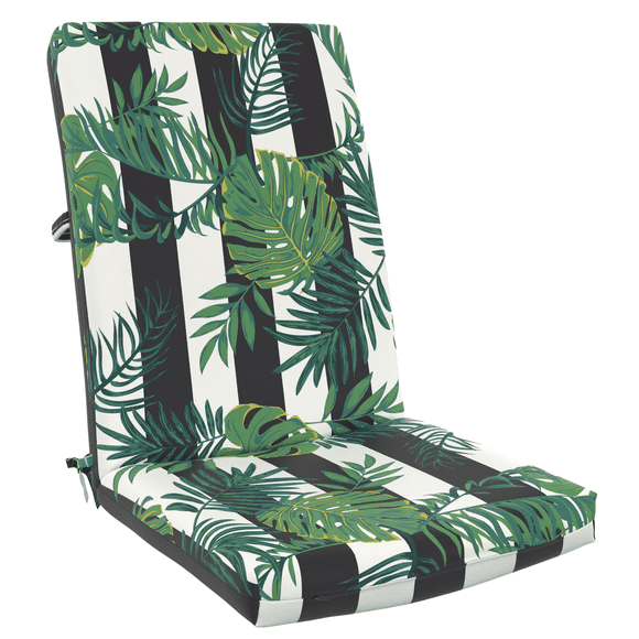 Coussin de siège extérieur à dossier haut Cabana tropical 111,8 cm x 48,3 cm Mainstays, hydrofuge