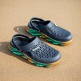 thumbnail image 4 of MIASHUI Womens Clogs Garden Shoes Beach Pool Sandals Summer Home Slippers,Blue,7.5, 4 of 9