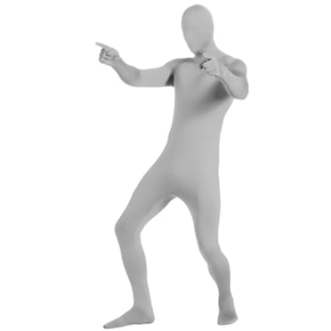 KAWELL FullbBody Costume d'Halloween pour Enfants, Combinaison Morph Unisexe pour Enfants, Costume de Skinuit