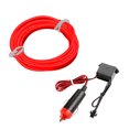 thumbnail image 2 of Yhmxh Car Accessories Motorcycle Accessories Car Cold Atmosphere Lamp Interior Guide Led Atmosphere Lamp EL Luminous Line 2 Meters + Lighter Universal Car Decorative Lamp Interior Ambient Light, 2 of 2