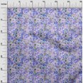 thumbnail image 3 of oneOone Cotton Flex Blue Fabric Floral Craft Projects Decor Fabric Printed By The Yard 40 Inch Wide, 3 of 4