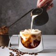 thumbnail image 4 of Double-walled coffee glasses, with handle, latte macchiato glasses set, cappuccino cups, espresso cups, thermal glasses, 4 of 7
