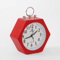 thumbnail image 2 of Réveil Hexagonal de Bureau Silencieux Parfait pour Chambre Bureau Rouge, 2 of 5