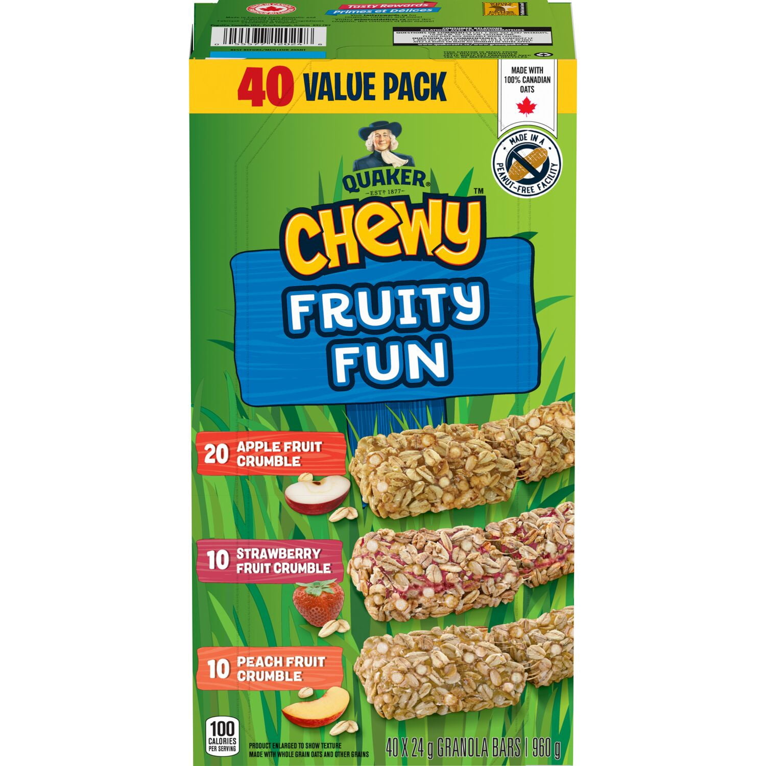 Quaker Chewy Régals fruités