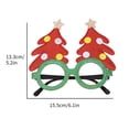 thumbnail image 4 of PVCS 2022 Christmas Glasses Frame Cartoon Stereo Glasses Party Props - Five-pointed Star, 4 of 5