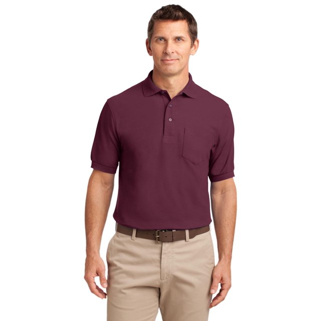 Port Authority Men's Silk Touch Polo with Pocket. K500P