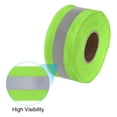 thumbnail image 3 of Unique Bargains Reflective Tape Strip, 2'x 50Ft Reflective Tape for Clothing, Fluorescent Green, 3 of 5