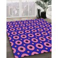 thumbnail image 3 of Ahgly Company Tapis d'Intérieur Lavable en Machine Carré en Denim Bleu Foncé, 6 Pieds Carré, 3 of 7