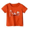 thumbnail image 1 of Chandail Court de Danse 2t Chandails à Manches Longues Filles Garçon et Fille Mode Décontractée Imprimé Col Rond Ample T-Shirt à Manches Courtes Haut, 1 of 4