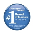 thumbnail image 4 of Hamilton Beach 2 Slice Toaster with Extra-Wide Slots, Bagel Setting, Toast Boost, Slide-Out Crumb Tray, Auto-Shutoff & Cancel Button, Defrost Function, Stainless Steel (22794), 4 of 8