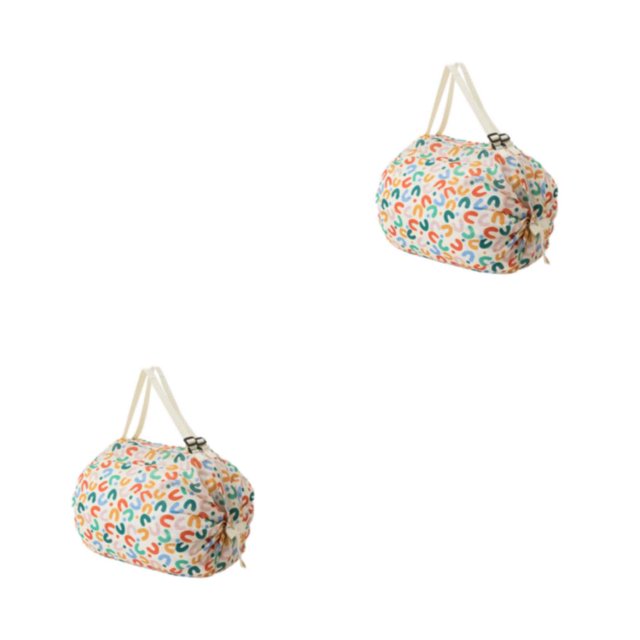 relayinert Foldable Storage Bag Travel Companion For All Occasions Waterproof Beach Bag C letter 2Set