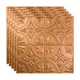 thumbnail image 1 of Fasade Traditional 2 Vinyl 2ft x 2ft Lay In Ceiling Panel Polished Copper 5 Pack, 1 of 5