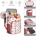 thumbnail image 3 of Retro Hawaiian Floral Insulated Cooler Backpack - 20L, Perfect for Summer Outings, Road Trips, Work, 3 of 5