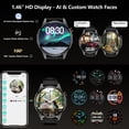 thumbnail image 3 of PUBU Smart Watch for Men, Built-in GPS with Map(Answer/Make Call/Text), AI Smartwatch for Android Phones/iPhone, 100+ Sport Mode, 3 of 8