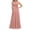 pink, variant on JUNWELL Mother of the Bride Dresses for Wedding V Neck Sleeveless Lace Chiffon Formal Dresses Solid Color Elegant Evening Party Maxi Dresses Prom Dresses Wedding Guest Dresses for Women