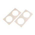 thumbnail image 2 of LEFU Coin Collection Storage Box Set - 12 Sizes Cardboard Holders Optional for Stamps & Coins, White Square Protective Cases, 50 Sheets per Box, Ideal for Collectors, 2 of 10