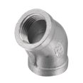 thumbnail image 5 of Unique Bargains 1/2 NPT Female Thread 45 Degree Elbow Pipe Fitting 304 Stainless Steel, 5 of 5