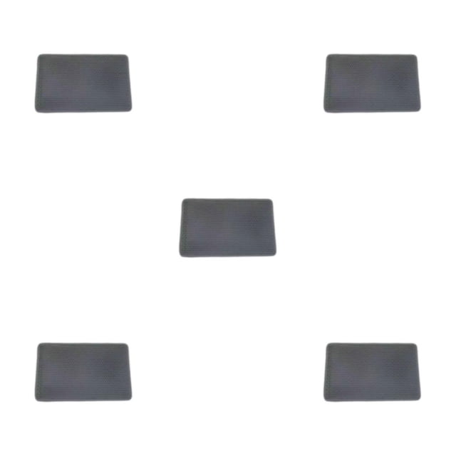 maskred Easy To Clean Litter Mat Safe And Non-toxic Cat Accessories Cute Practical Grey 30*30cm 5Set
