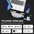 thumbnail image 3 of EPOMAKER X Aula F108 PRO Wireless Gaming Keyboard with Screen, 8000mAh Battery, 104 Hot-Swappable and Programmable Keys and Knob, RGB Backlight, for, 3 of 7