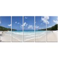 thumbnail image 2 of Blue Seychelles Island Panorama - Large Seascape Art Canvas Print, 2 of 3