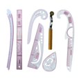 thumbnail image 2 of Règle de Couture Bricolage Ensemble Tailleur Concepteurs Outils de Couture Durables Couturières Ruler 6 Ruler, 2 of 8