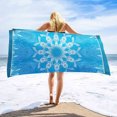 thumbnail image 4 of Meitianfacai Microfiber Beach Towel Super Lightweight Colorful Bath Towel Sandproof Beach Blanket Multi-Purpose Towel For Travel Swimming Pool 28x55 Inch, 4 of 5