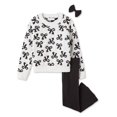 thumbnail image 1 of Btween Toddler Girls' Sweater 3-Piece Set, 1 of 2
