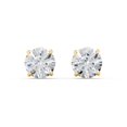 thumbnail image 1 of 1 Carat Solitaire Stud Earrings in 10K Yellow Gold, 1 of 2