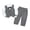 Grey, variant on TBWNWG Boys Outfits & Set Toddler Kids Baby Boy Clothes Suit Gentleman Wedding Outfits Formal Dress Shirt Bowtie Vest Suspender Pants for,Size 12-24 Months