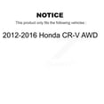 thumbnail image 2 of Transit Auto Front Rear Ceramic Brake Pads and Parking Shoes Kit for Car 2012-2016 Honda CR-V AWD KCN-100124, 2 of 11