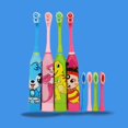 thumbnail image 4 of Cute Design Children Electric Toothbrush Cartoon Pattern Double-sided, 4 of 10