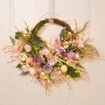 thumbnail image 4 of pitrice Easter Wreath Garland Colored Eggs Indoor Outdoor Spring Wreath Circle, 4 of 9