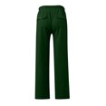 thumbnail image 4 of Pantalon pour Hommes, Mode Homme Été Uni Décontracté Taille Élastique avec Poche Pantalon, 4 of 5
