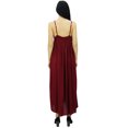 thumbnail image 3 of Bimba Robe Maxi Unie à Bretelles Spaghetti pour Femme pour l'Été, Tenue de Plage, Robe d'Été, 3 of 8