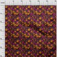 thumbnail image 3 of oneOone Cotton Poplin Twill Brown Fabric Abstracts Craft Projects Decor Fabric Printed By The Yard 56 Inch Wide, 3 of 5