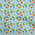 thumbnail image 1 of oneOone Cotton Flex Sky Blue Fabric Pear Craft Projects Decor Fabric Printed By The Yard 40 Inch Wide, 1 of 4
