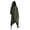 Green, variant on Men's Solid Color Personality Dark Style Full Body Zipper Long Hooded Sweater Jacket Mens Thick Sweatshirt Mens Zip up Hoodie Sweatshirt 50/50 Hoodie Boys Hoodie Mens Pullover Hoodie Sweatshirt Young