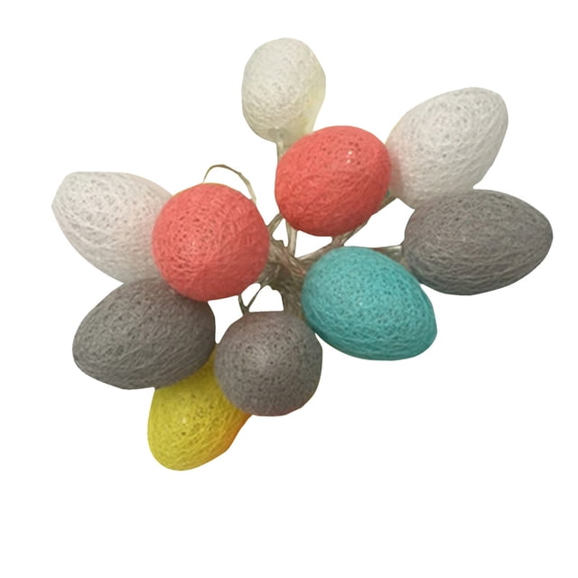 White Battery Operated String Lights Easter Eggs Wire String Lights Battery Operated Light Party Home Decor Lamps Battery Operated Led String Lights Led String Lights Battery Powered