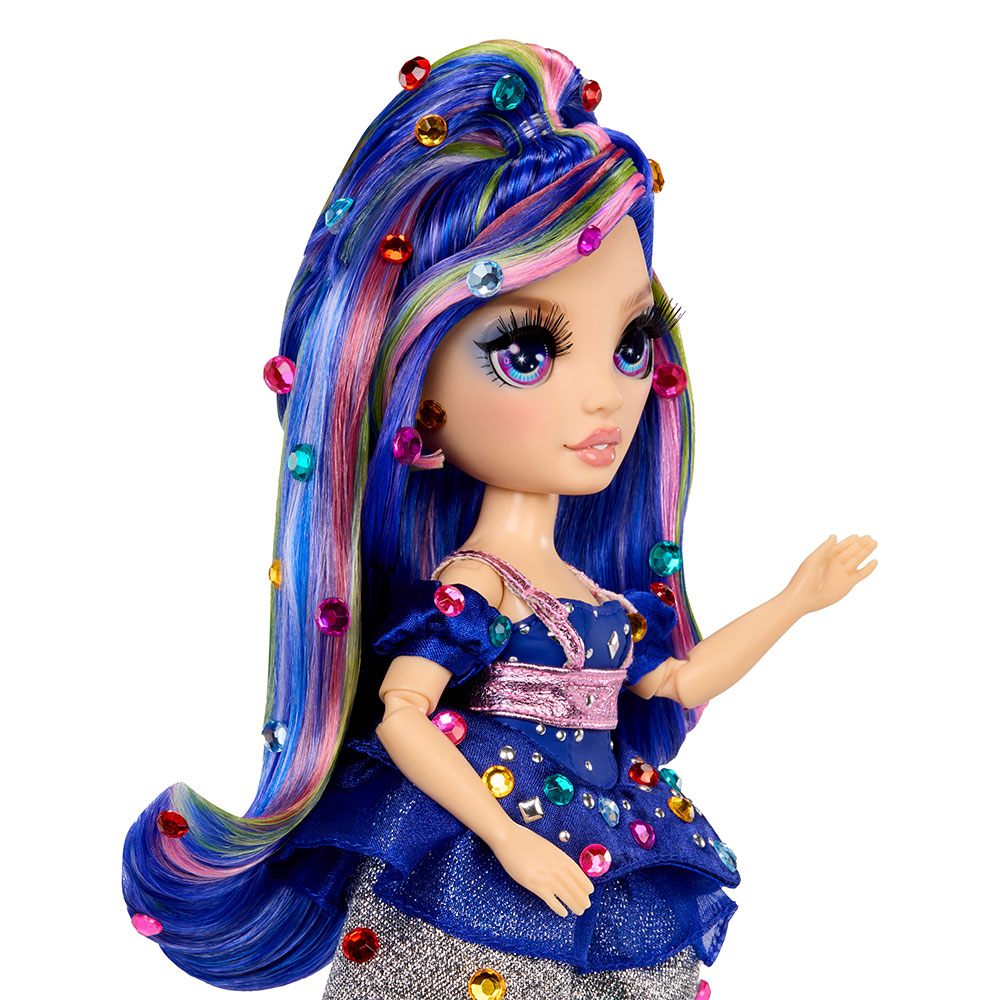Rainbow High Be Dazzling Fashion Dolls- Genevieve Bleue (Blue) with Bedazzler Tool and Sparkle Gems