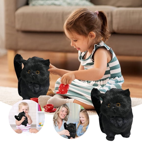 SIfdSeng Outdoor Toys for Boys Plush Cat Doll Cute Can Call Stuffed Animal Cat Doll Toy Gift Girl Doll Children's Gift Girls Toys Toddler Sports Toys
