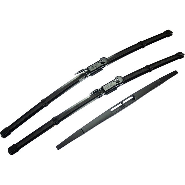 ORUYROP 3 Wipers Automotive Replacement Windshield Wiper Blade For Ford Escape 2008-2012/ 20inch+20inch+12inch Front and Rear Windshield Wipers (Pack Of 3) Pinch Tab